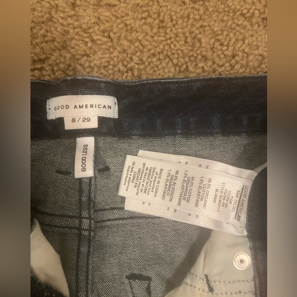 Good American dark blue good legs size 8 skinny jean - Picture 4 of 6